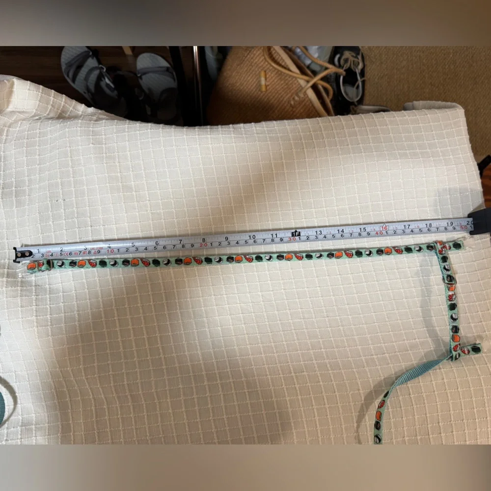 Blue with sushi deign cat or dog Harness and Leash Set